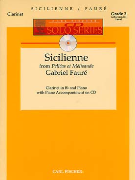 Illustration faure sicilienne op. 78 avec cd
