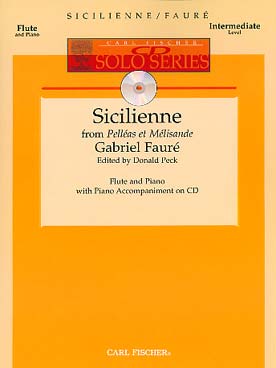 Illustration de Sicilienne op. 78 - éd. Carl Fischer avec CD play-along
