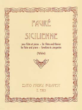 Illustration de Sicilienne op. 78 - éd. Musica Budapest