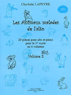Illustration de Les Animaux malades de l'alto, 20 pièces pour le 1er cycle en 4 volumes - Vol. 2