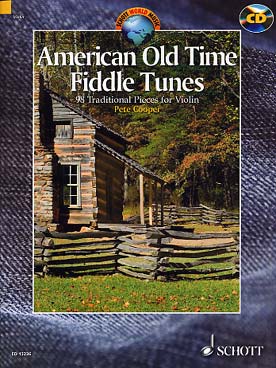 Illustration de AMERICAN OLD TIME FIDDLE TUNES : 98 airs traditionnels, arr. Pete Cooper avec CD d'écoute