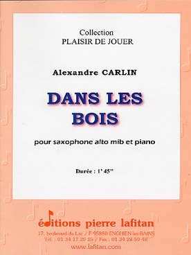 Illustration de Dans les bois (saxophone alto)
