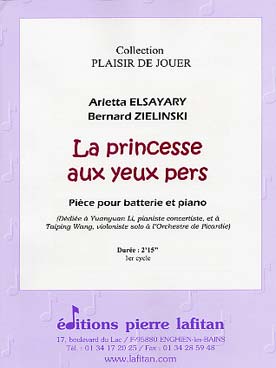 Illustration de La Princesse aux yeux pers (batterie et piano)