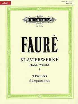 Illustration de Œuvres pour piano - Vol. 1 : 9 préludes op. 103 et 6 impromptus