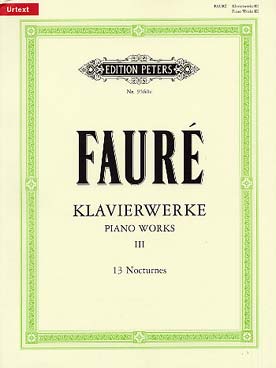 Illustration de Œuvres pour piano - Vol. 3 : 13 nocturnes