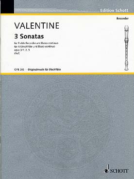 Illustration valentine sonates (3) op. 3