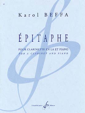 Illustration de Épitaphe pour clarinette en la et piano