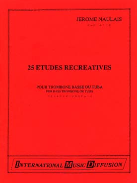 Illustration de 25 Études Récréatives pour trombone basse ou tuba