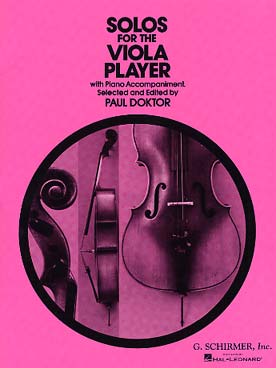 Illustration solos for the viola player