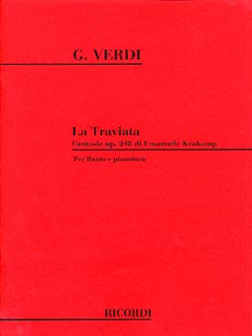 Illustration verdi la traviata, fantasia op. 248