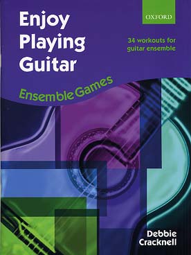 Illustration de Enjoy playing guitar Ensembles games : 34 exercices pour ensemble de guitares