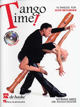 Illustration tango time ! flute a bec alto avec cd