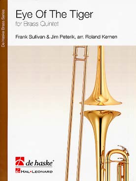 Illustration de Eye of the tiger (thème de Rocky 3) arr. Kernen pour quintette de cuivres (2 tpt, cor, trombone ou euphonium et tuba)
