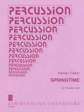 Illustration treiber springtime pour vibraphone