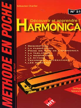 Illustration charlier methode en poche harmonica