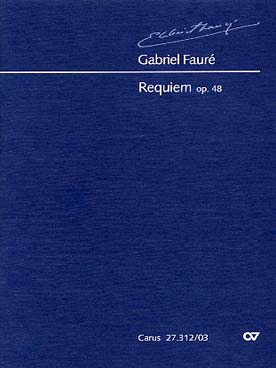 Illustration de Requiem op. 48 (version 1900 pour soli, chœur et orchestre symphonique, réd. piano) Chant/piano