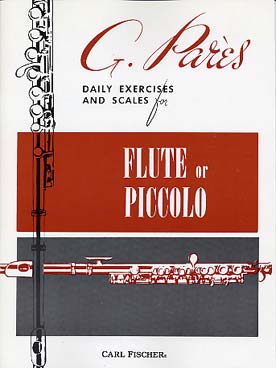 Illustration de Études journalières et gammes pour flûte piccolo