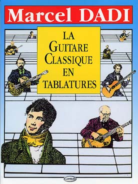 Illustration guitare classique tablature par dadi