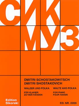 Illustration chostakovitch valse et polka
