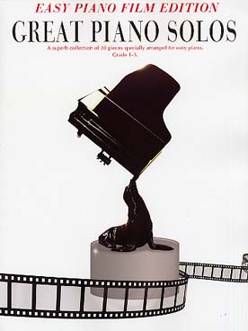 Illustration de GREAT PIANO SOLOS : - Easy piano film edition, 38 musiques de films célèbres, arrangements faciles