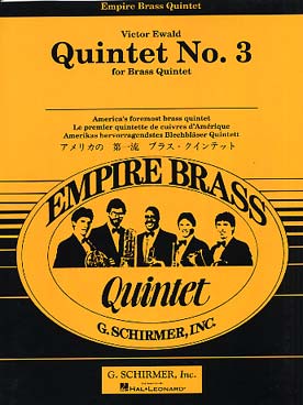 Illustration de Brass quintet N° 3 en ré b M