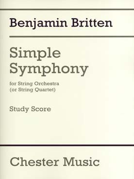 Illustration de Simple symphony pour orchestre à cordes