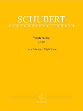 Illustration de Winterreise (le voyage d'hiver) op. 89 D 911 - Voix haute