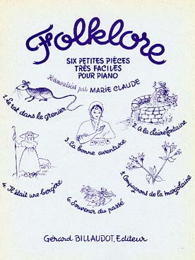 Illustration de 6 Petites pièces très faciles, folklore