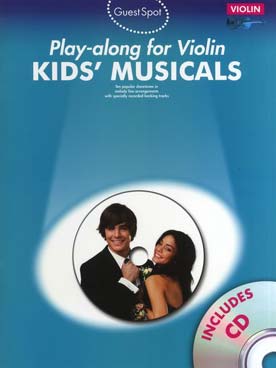 Illustration guest spot kid's musicals violon + cd