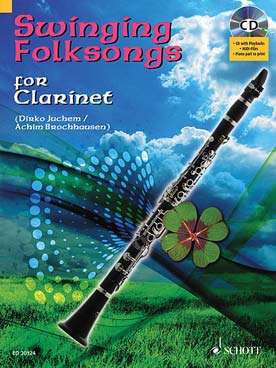 Illustration swinging folksongs clarinette + cd