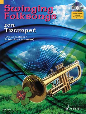 Illustration swinging folksongs trompette + cd