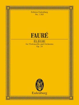 Illustration de Élégie op. 24 pour violoncelle et orchestre