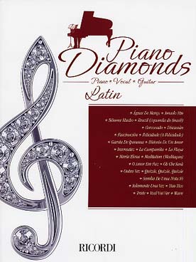 Illustration de PIANO DIAMONDS (P/V/G) - Latin