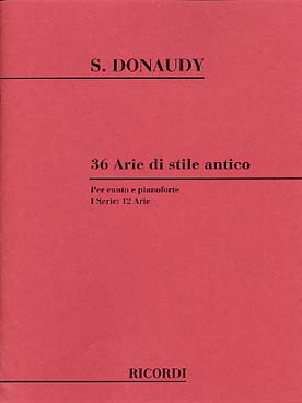 Illustration de Arie di stile antico série I - 36 arie