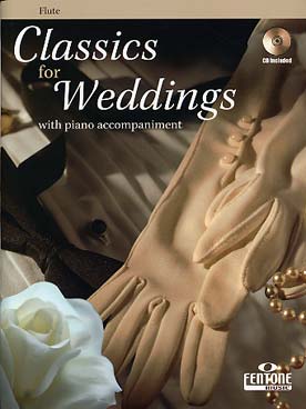 Illustration classics for weddings flute