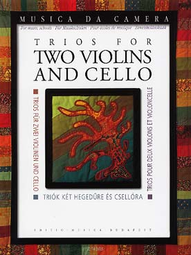 Illustration de TRIOS pour 2 VIOLONS et VIOLONCELLE (tr. Pejtsik et Vigh) : œuvres de Bach, Couperin, Boccherini, Bruni, Beethoven, Bruni, Haydn, Schubert et Elgar