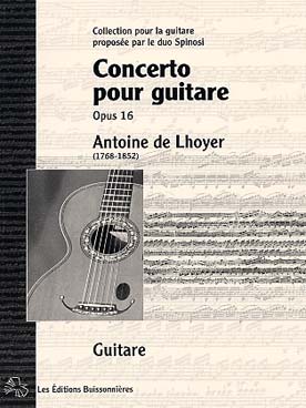 Illustration de Concerto pour guitare et quatuor à cordes op. 16 (parties séparées)