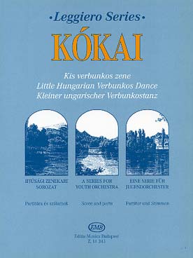 Illustration de Little hungarian verbunkos dance pour cordes (5V1, 4V2, 3V3, 2Vc1, 2Vc2, 1 contrebasse)