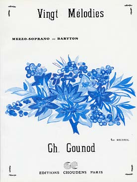 Illustration gounod melodies (20) vol. 1 mezzo-sop/ba