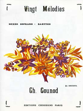 Illustration gounod melodies (20) vol. 2 mezzo-sop/ba