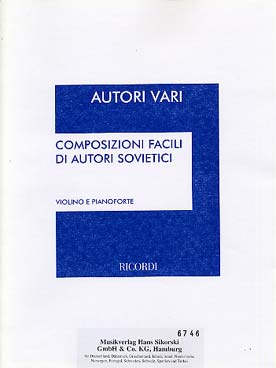 Illustration de PIECES FACILES de compositeurs soviétiques
