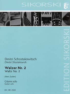 Illustration de Valse N° 2 de la suite jazz N° 2 (tr. Zucker)