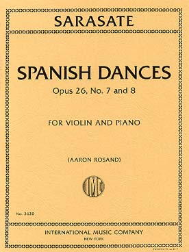 Illustration sarasate danses espagnoles n° 7-8 op. 26