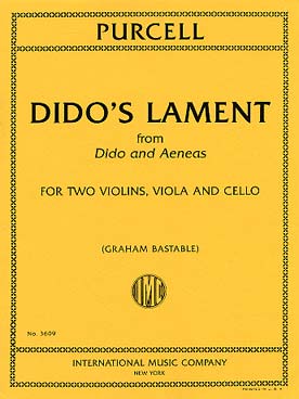 Illustration de Dido's lament de Didon et Enée (tr. Bastable)