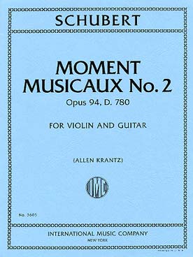 Illustration de Moment musical op. 94 D 780 N° 2 (tr. Krantz)