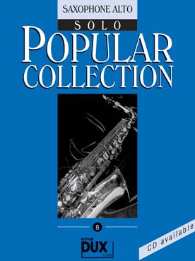 Illustration de POPULAR COLLECTION - Vol. 8 : saxophone alto solo
