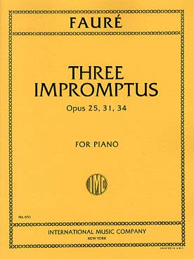 Illustration de 3 Impromptus op. 25, 31 et 34