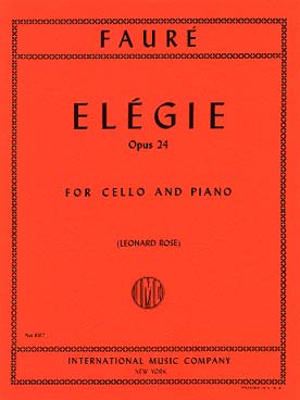 Illustration de Élégie op. 24 (tr. Rose)