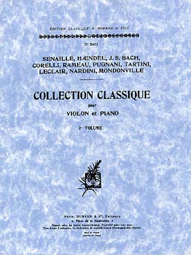 Illustration de COLLECTION CLASSIQUE - Vol. 1 : Bach, Haendel, Corelli