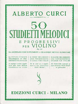 Illustration curci studietti melodici (50) op. 22